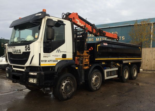 2015 Iveco Trakker AD340 Day Cab Tipper Grab