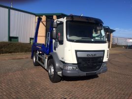 68 Reg 2018 DAF LF Hyva Skiploader  &bull;  Also available for  Hire