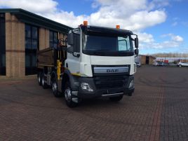 2018 DAF CF Construction Tipper Grab   &bull;   Also available for Hire