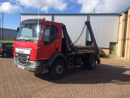 2014 DAF LF HYVA SKIPLOADER