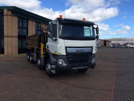 2018 DAF CF Construction Tipper Grab   •   Also available for Hire